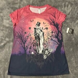 Halloween 💀Juniors cap sleeve Screen t-shirt Size XL